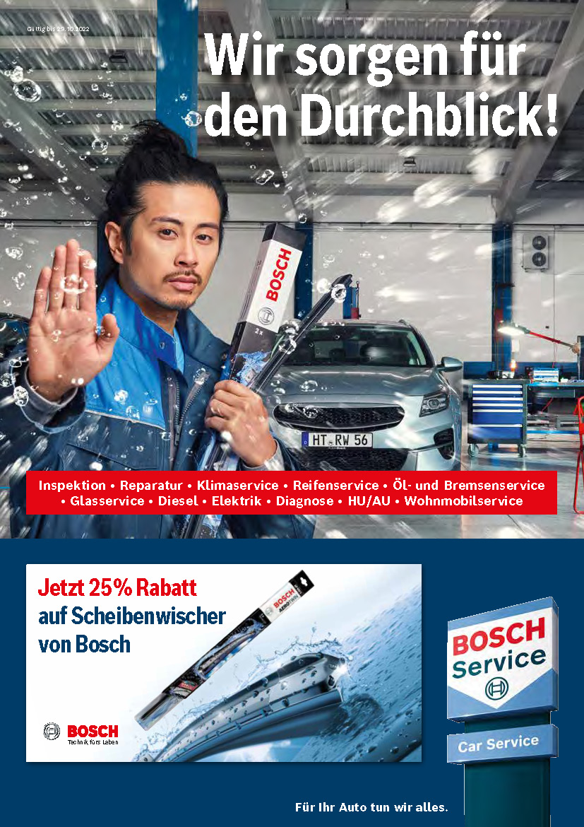 Aktueller Bosch Service Prospekt